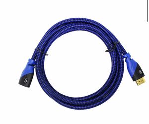 Braided HDMI Extension Cable Blue