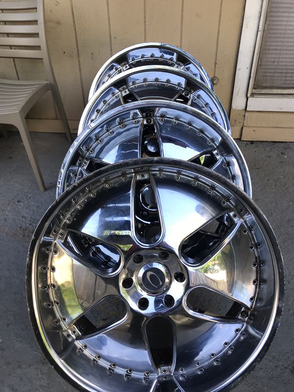 24 inch rims chevy or ford truck... Serious inquiries only ...