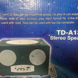 TD-A13 Stereo Speaker Multi Feature 