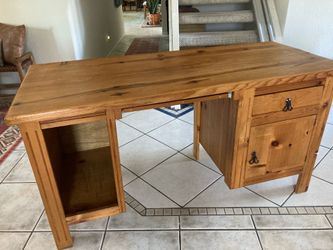 Solid,  clean heavy desk