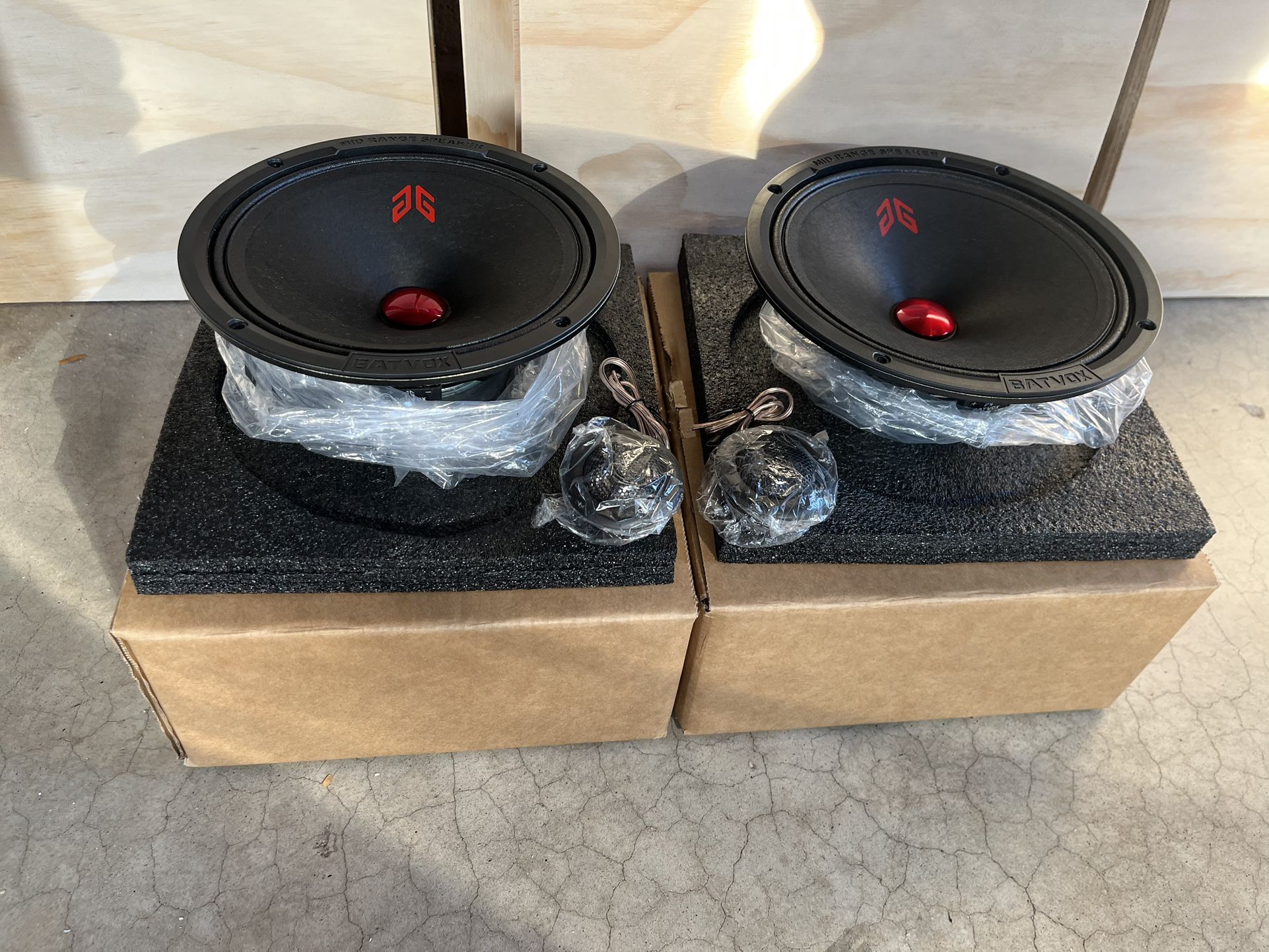 8 Inch Midrange Components Set - $99