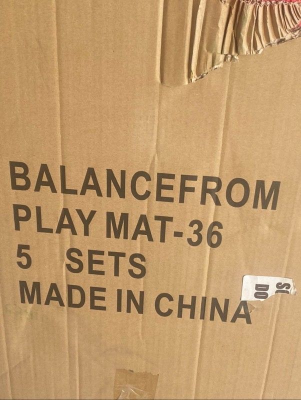BALANCE FROM PLAY MAT-36 . 1 Box Pink And The Other Box Black.