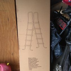 52 Inch High Intex Pool Ladder New