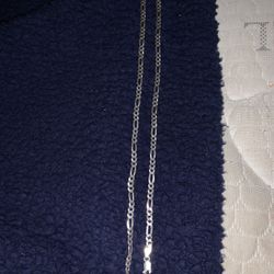 925 Sterling Silver Figaro Chain