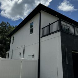 Black Aluminum Soffit And Gutters