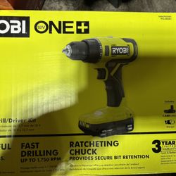 RYOBI ONE+ 18V Cordless 1/2 in. Drill/Driver Kit with (1) 1.5 Ah Battery and Charger