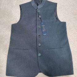 brand new dark gray j. men Waistcoat in Small Size. (MUST SELL TODAY)