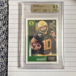 2020 Score Justin Hebert Rookie 
