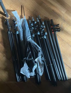 Tri-pods + Back-drop Stands + Camera/Accessory Mounts + Umbrellas