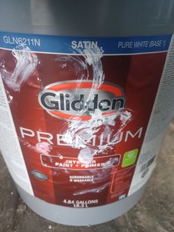 5 gallons Interior Satin dark gray paint