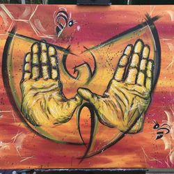 Wu Tang 40”x30” Acrylic Painting