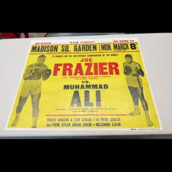 Ali Frazier I onsite poster 