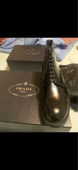 Prada Brushed Leather boots