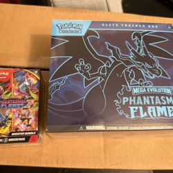 Phantasmal Flames Pokemon Etb Booster Bundle
