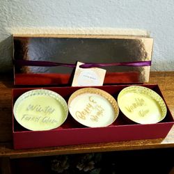 ULTA BEAUTY Limited Edition Scented Candles 3 Piece Set 6 oz. never used with Box