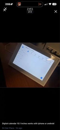 10.1 inches digital calendar