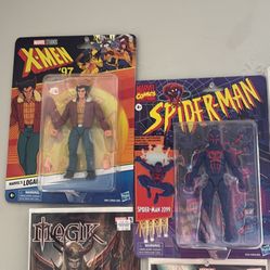 Marvel Legends X-men 97 Logan & Spider-Man 2099