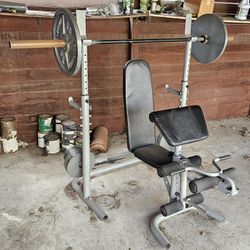 Adjustable Olympic Weight Set