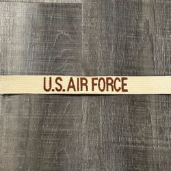New Vintage Embroidered USAF U.S. Air Force Military Desert Camo DCU Name Tape