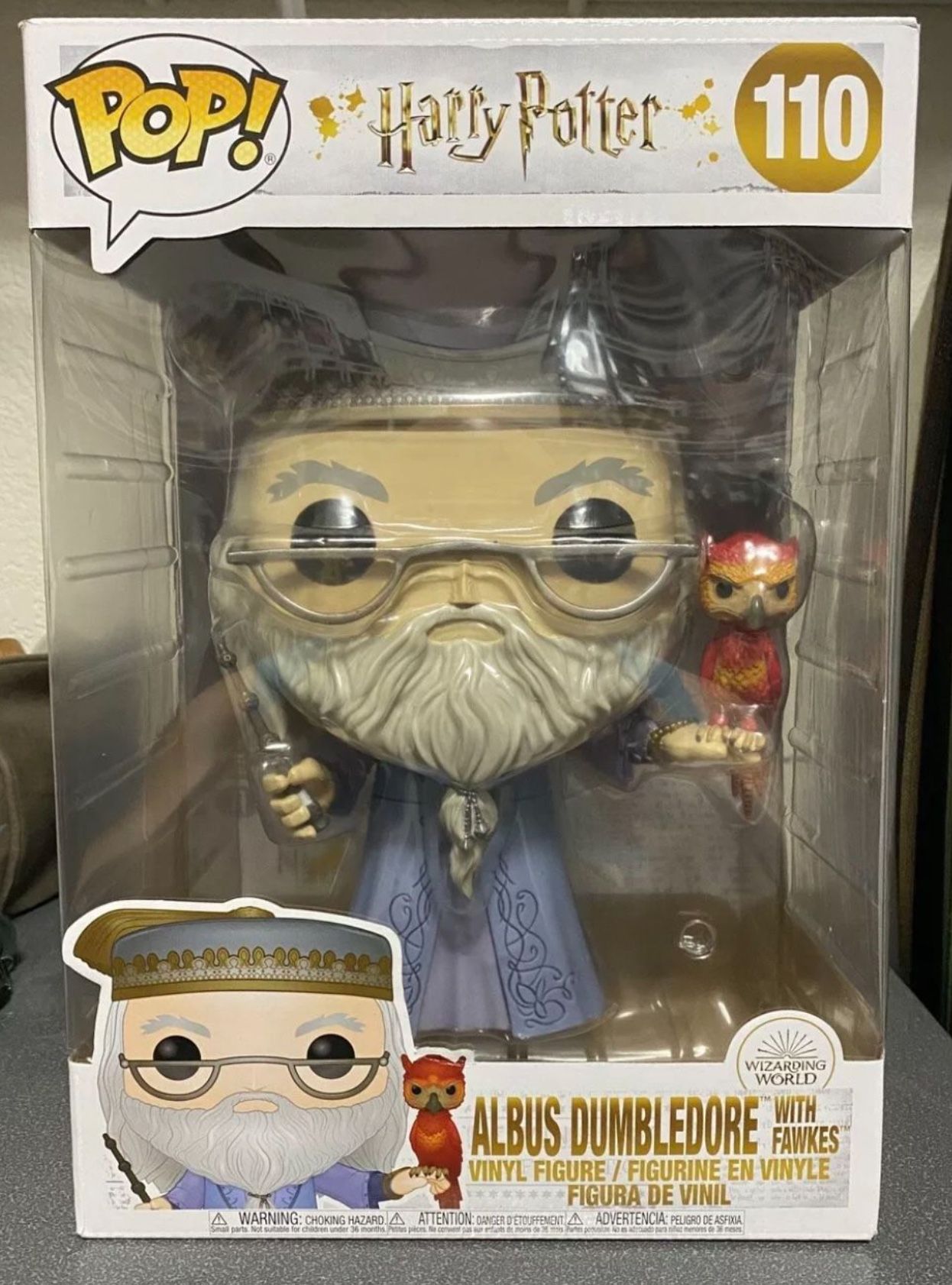 Albus Dumbledore With Fawkes #110 10” Pop!