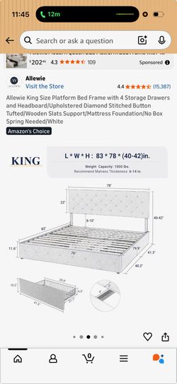 King bed