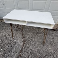 White desk