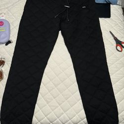 Quilted R𝔨A Joggers 