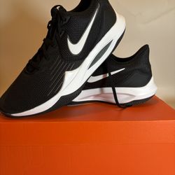 Nike Precision 5 Men’s Basketball Shoes Black White Size 13 