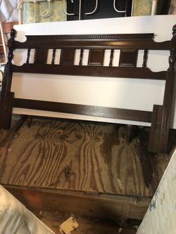 Queen or full headboard and