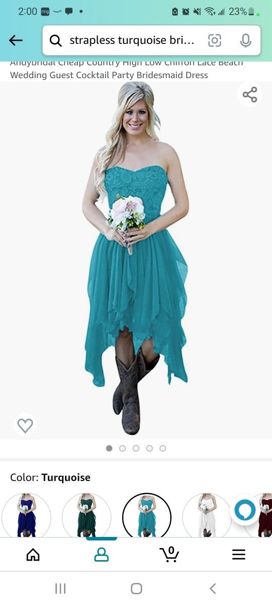 Strapless Dress  & Accessories