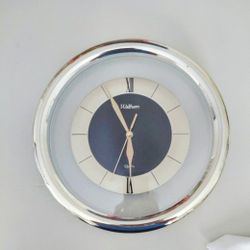Vintage Waltham Quartz Gold Toned Clock