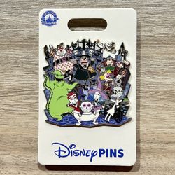 New Disney Pin BIG Nightmare Before Xmas OOGIE Mayor Lock Shock Zero  DLR