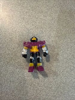Soma Sonic Ranger Mini Action Figure Robot Warrior Yellow Black Purple