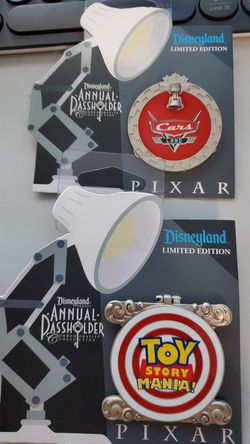Disneyland LE Cars/Toy Story Mania Pin