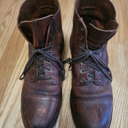 ALDO Men's Leather Lace-Up Ankle Boots - Size 9