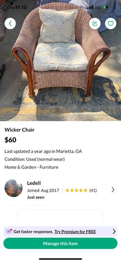 Wicker Chair