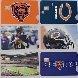 Chicago Bears Bank Card Skins Credit Card Skins Sticker
