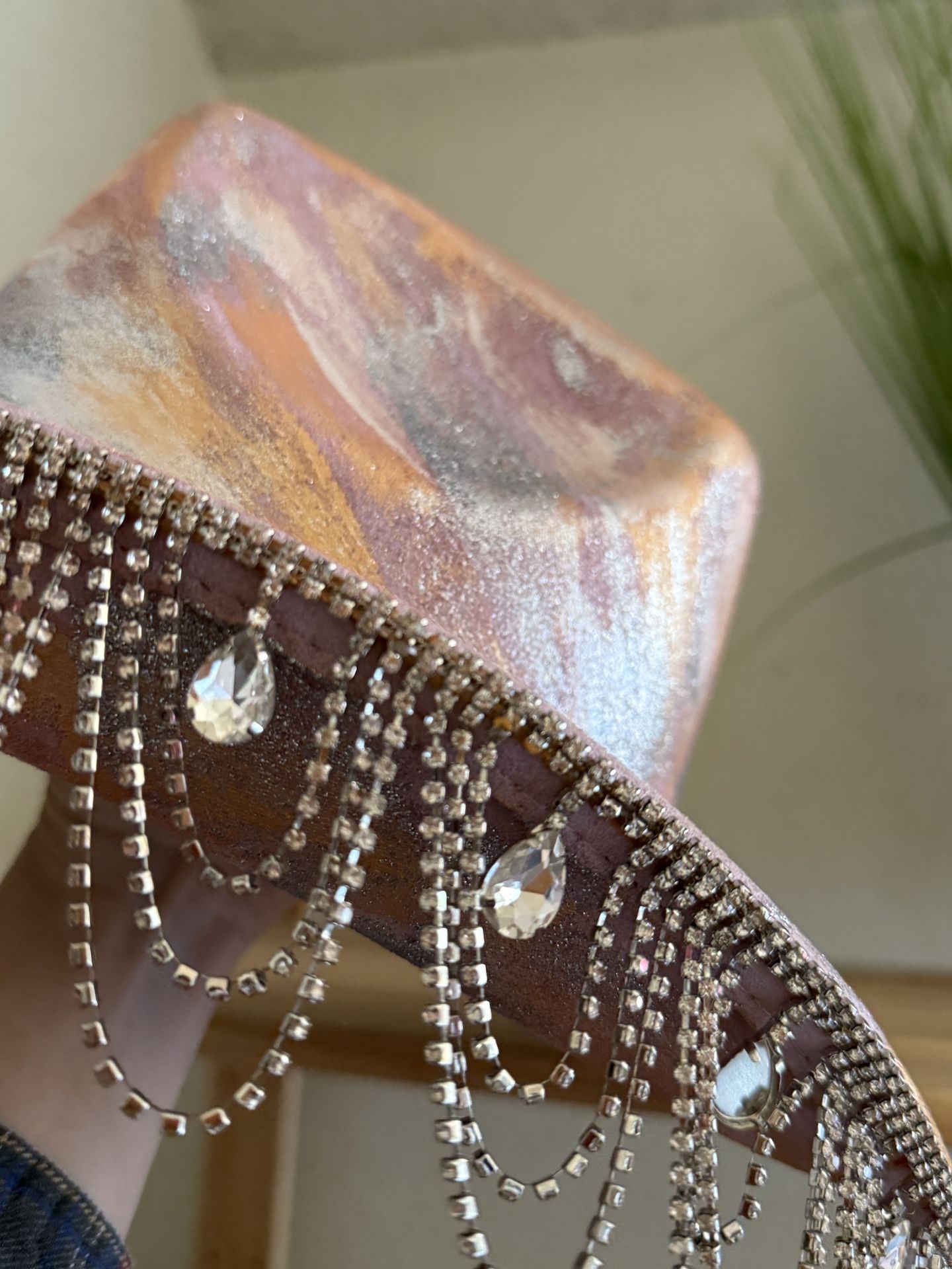 New Custom Cowboy Fringe Burning Man Hat Festival