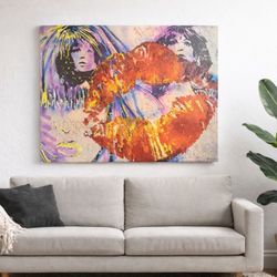 Modern Abstract Pop Art - Colorful Lips And Faces
