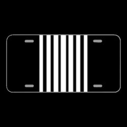 License Plate Novelty Car Front Column Structure Architecture Pillar