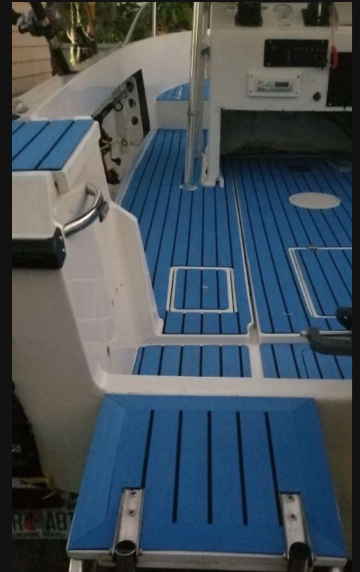 Boat Floors Decking With 3M Glue 🪝🪝🪝🪝🪝 Pisos Para Botes Con Pegamento 3M