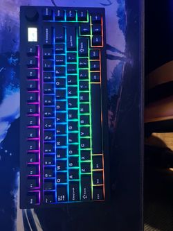 75% gaming keyboard with oled display