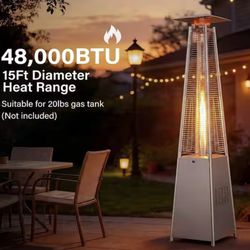 New Unopened 48,000 BTU Pyramid Patio Heater – Outdoor Propane Heater