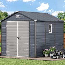 YITAHOME 8x9FT Resin Storage Shed 