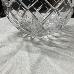 Crescendo By Mikasa Clear Crystal Bowl 7”, Austria, EUC