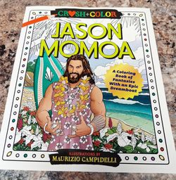Jason Momoa Aquaman Coloring Book