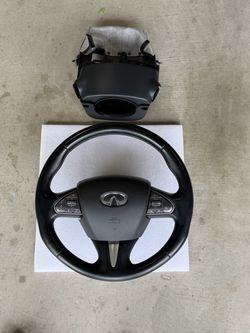 Complete q50 steering wheel