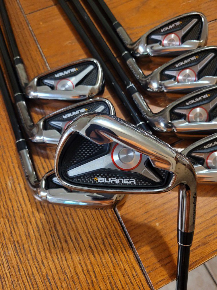 EXCELLENT CONDITION! TAYLORMADE BURNER GOLF CLUB IRON SET 