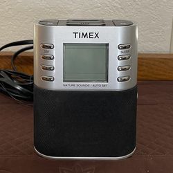 Timex Alarm Clock Radio AM/FM With Nature Sleep Sounds