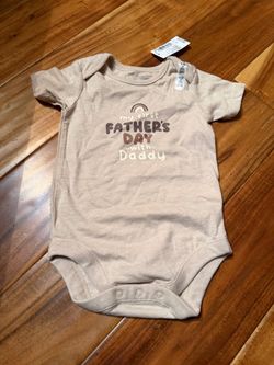 Baby boy my first Father’s Day onesie. New! Size 9/12 months the children’s place brand